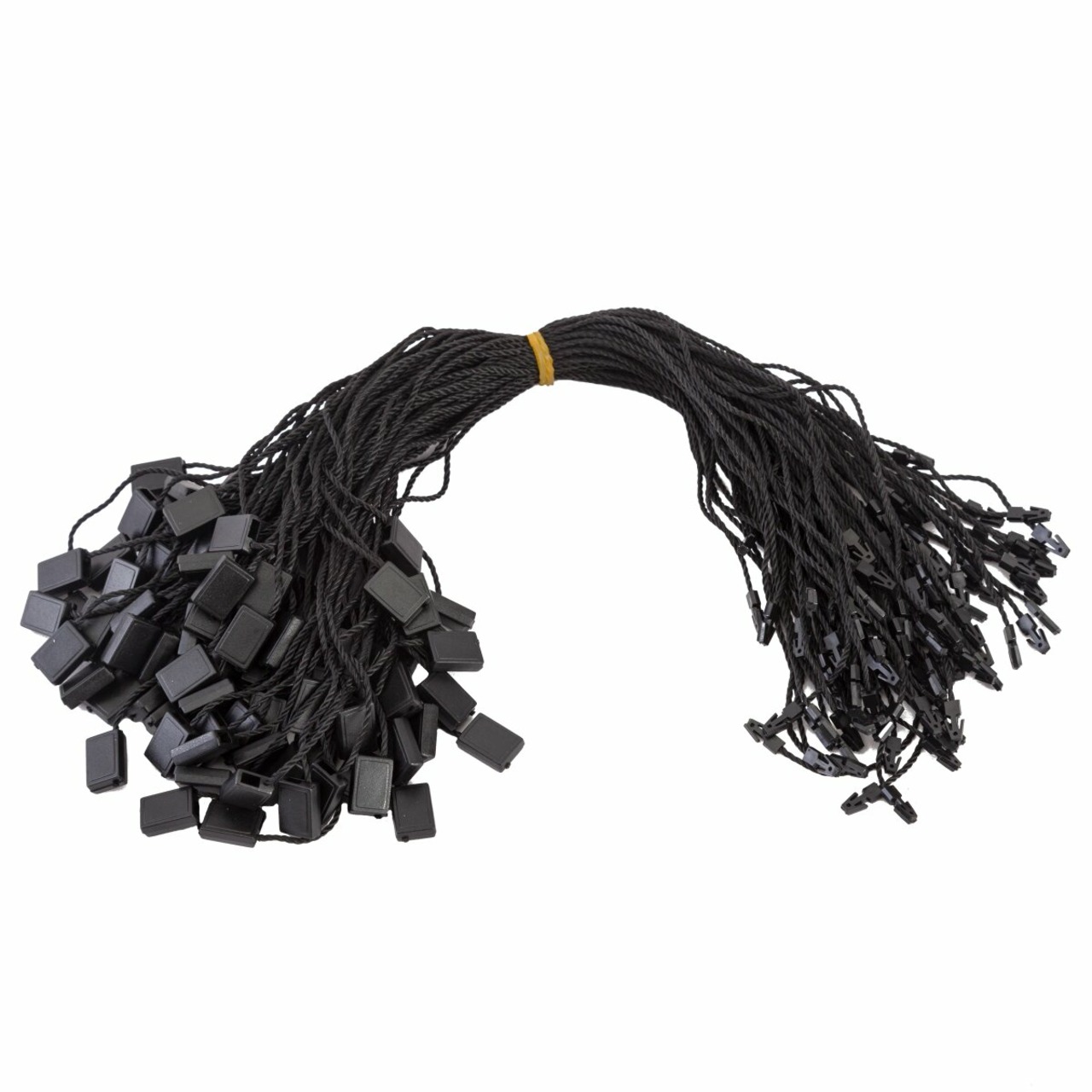 100 Textilfäden mit Einsteckbox, schwarz