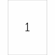 Universal Etiketten 210,0 x 297,0 mm