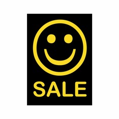 Werbeplakate DIN A4 -SALE- schwarz/gelb