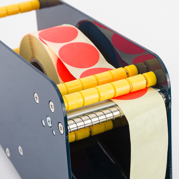 Etikettenspender manuell für Rollenetiketten bis 75 mm Breite