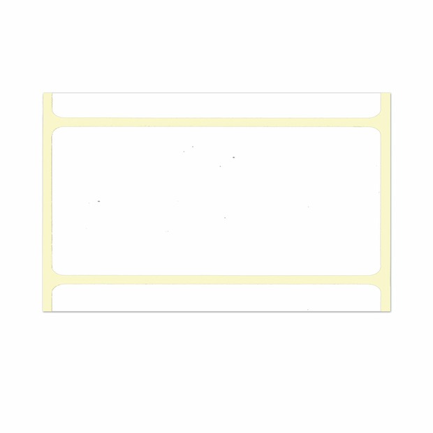 2.000, 50x25 mm Thermotransfer Haftetiketten, auf Rolle