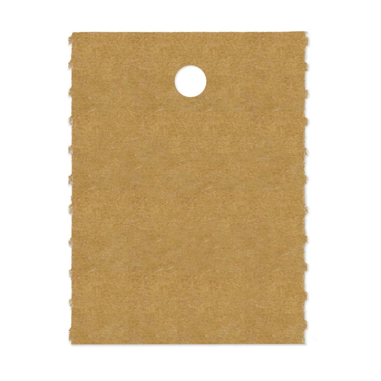 30x40mm Kartonetiketten, brauer Umweltkarton, auf Rolle