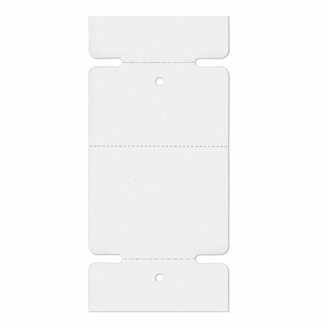 2.000, 50x70 mm Thermodirekt Kartonetiketten, leporello