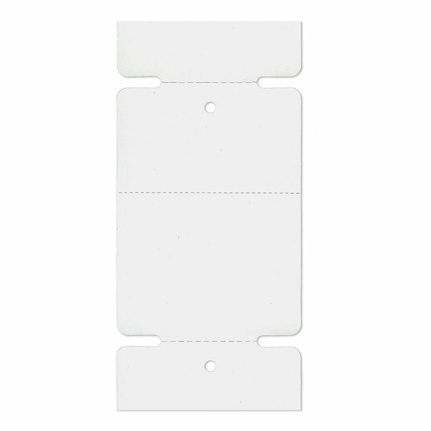 2.000, 50x70 mm Thermodirekt Kartonetiketten, leporello