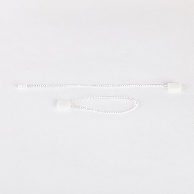 100 Textilfäden mit Einsteckbox, weiß