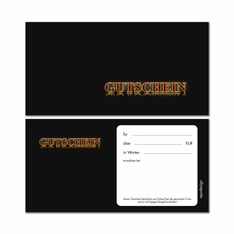 Geschenkgutscheine -Schwarz-