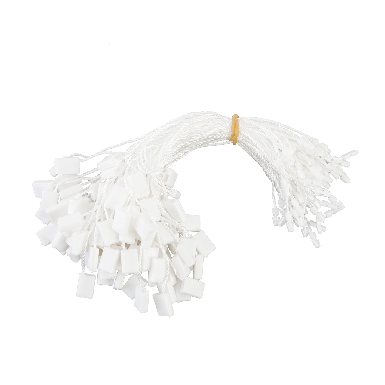 100 Textilfäden mit Einsteckbox, weiß