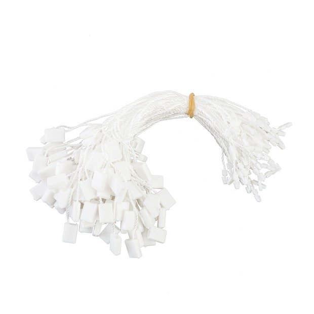 100 Textilfäden mit Einsteckbox, weiß