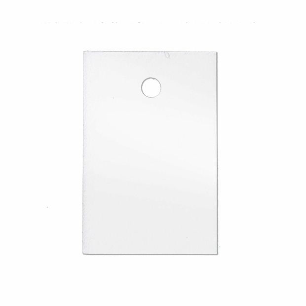 20x30 mm Kartonetiketten, einzeln geschnitten, weiß