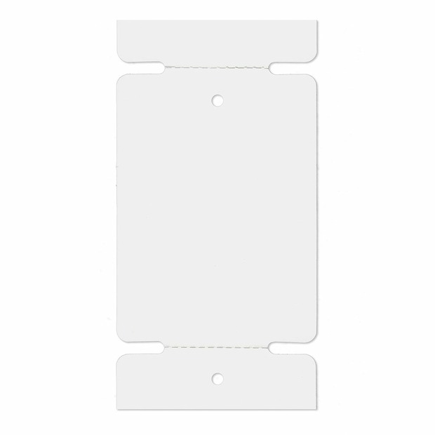 2.000, 50x70mm Thermotransfer Kartonetiketten, leporello