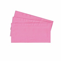 20 Briefumschläge nassklebend DIN lang, rosa