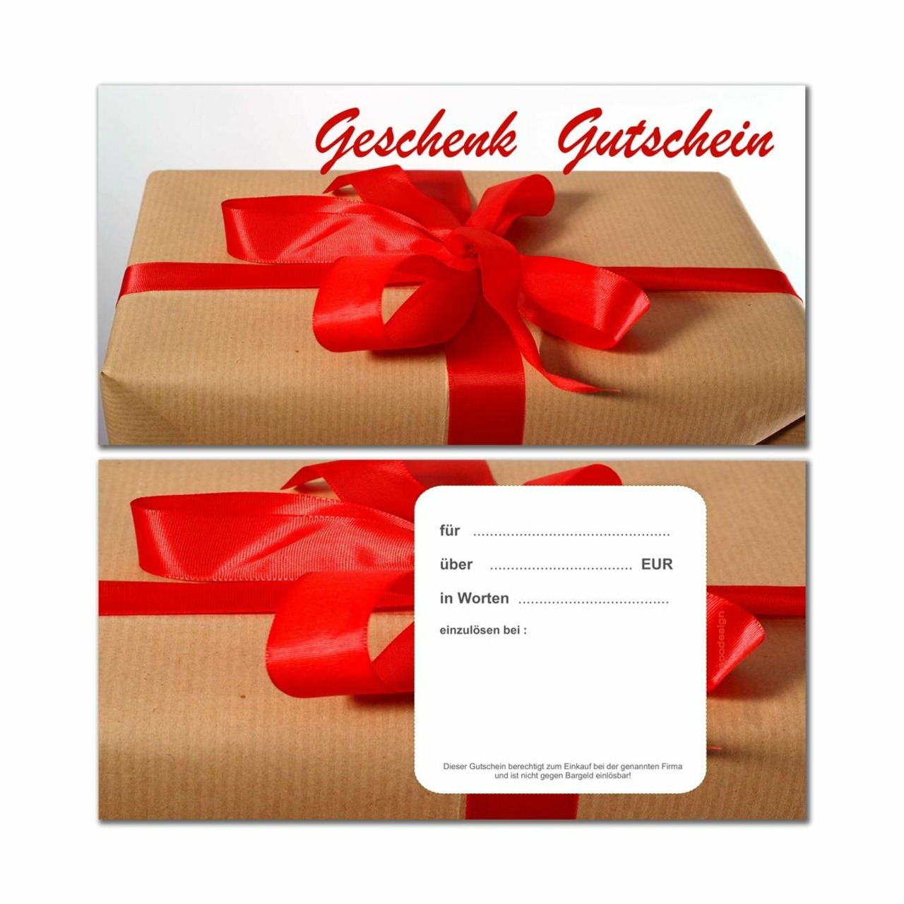 Geschenkgutscheine -Paket-
