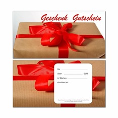 Geschenkgutscheine -Paket-