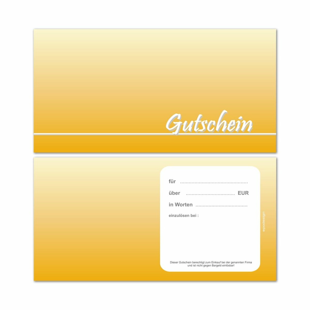 Geschenkgutscheine -Farbverlauf-