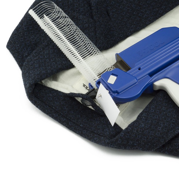 Etikettierpistole V-Tool für Sicherheitsfäden