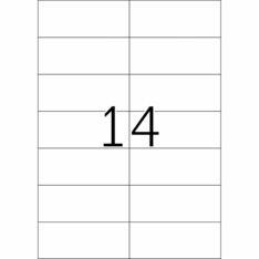 Universal Etiketten 105,0 x 42,3 mm