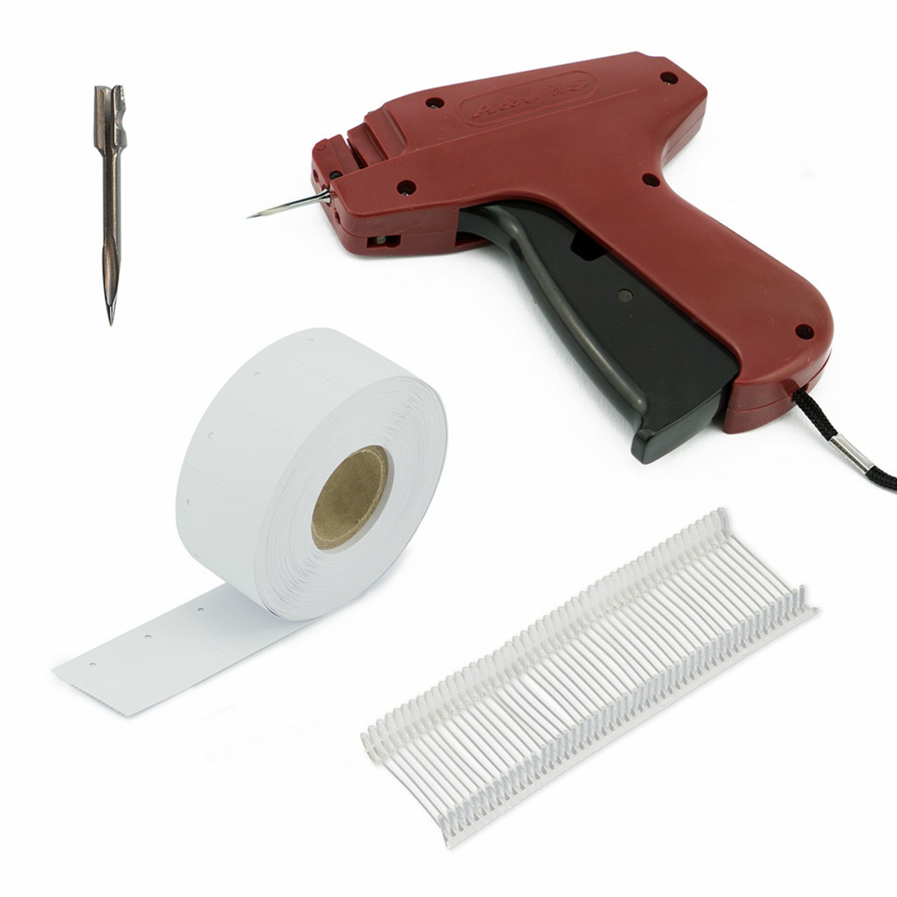 Etikettierset 3 "Standard": A&J 90S, Heftfäden, Etiketten, Ersatznadel