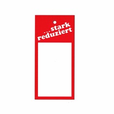 40x85 mm Kartonetiketten, einzeln -stark reduziert-