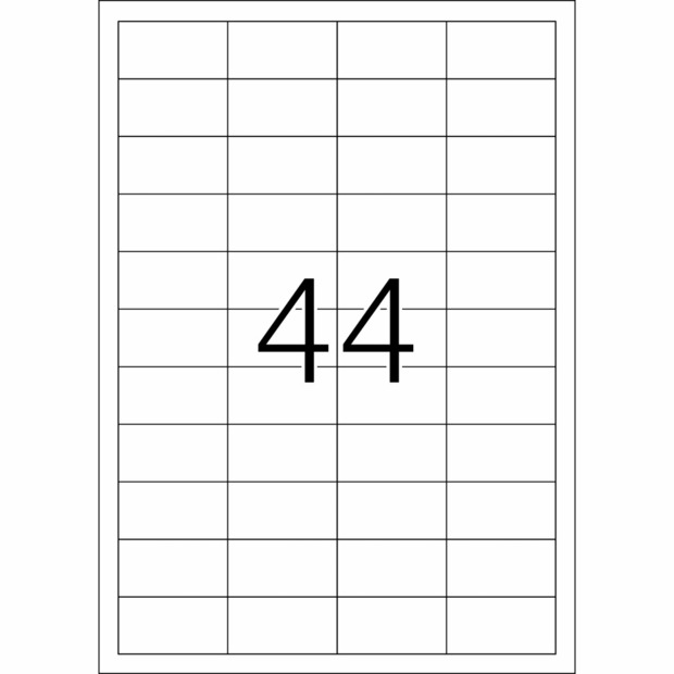 Universal Etiketten 48,3 x 25,4 mm