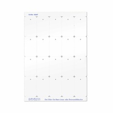 42x67 mm BOGETI Kartonetiketten -TESTPACK- DIN-A4 Bogen