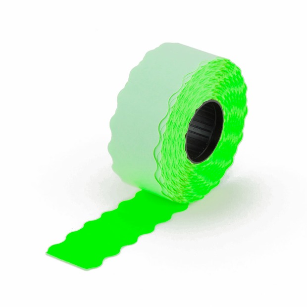Preisauszeichner Etiketten 26x12mm leuchtgrün 1-zeilig