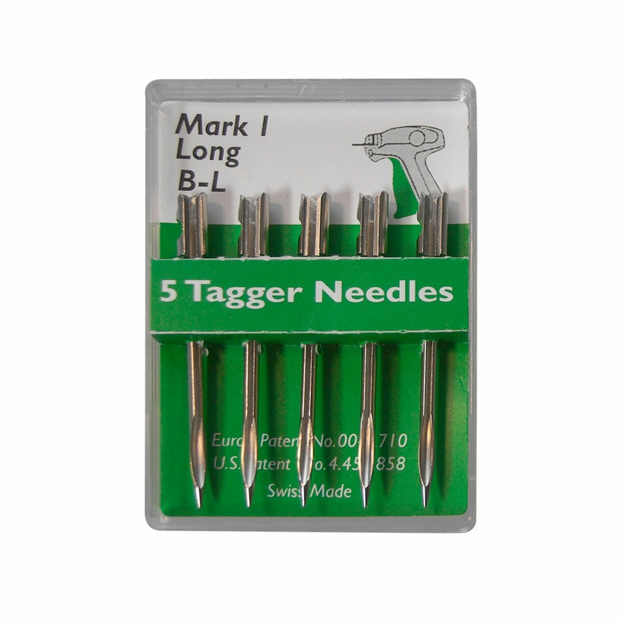 5 Ersatznadeln Stahl, Mark I STANDARD-LANG -Swiss Made-