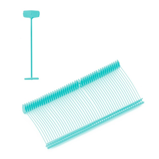 5.000 Heftfäden "Fleischkennzeichnung" hellblau, 20 mm