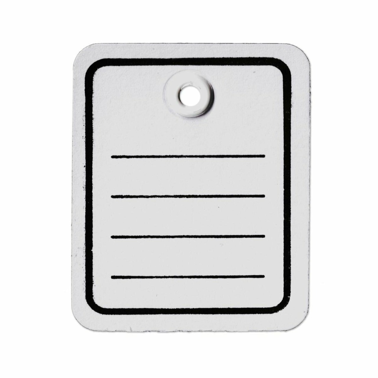 40x50 mm Kartonetiketten, bedruckt mit Öse