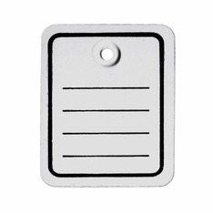 40x50 mm Kartonetiketten, bedruckt mit Öse