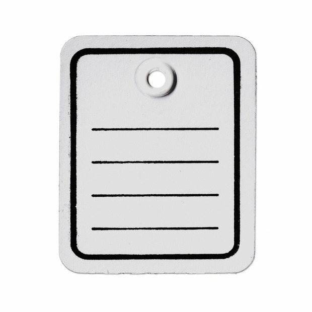 40x50 mm Kartonetiketten, bedruckt mit Öse