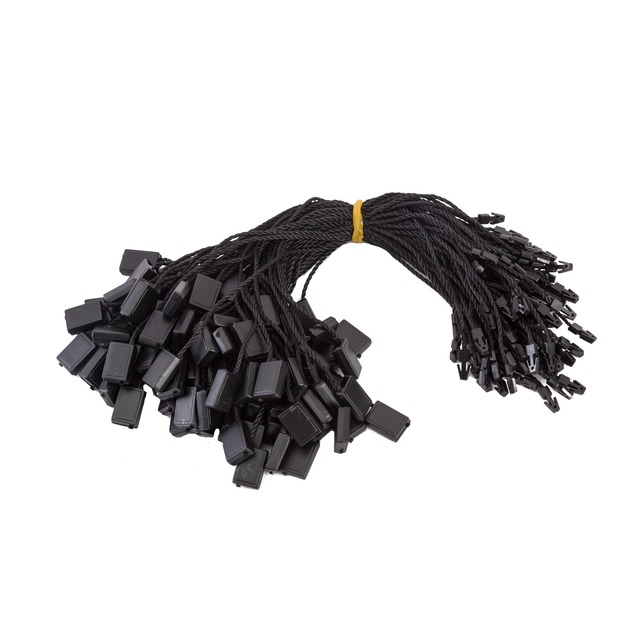 100 Textilfäden mit Einsteckbox, schwarz