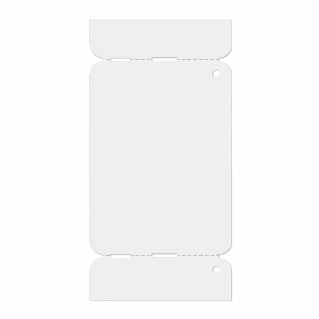 2.000, 55x76 mm Thermodirekt Kartonetiketten, leporello