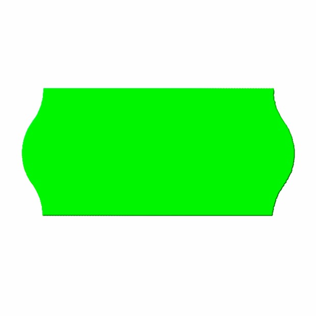 Preisauszeichner Etiketten 26x12mm leuchtgrün 1-zeilig